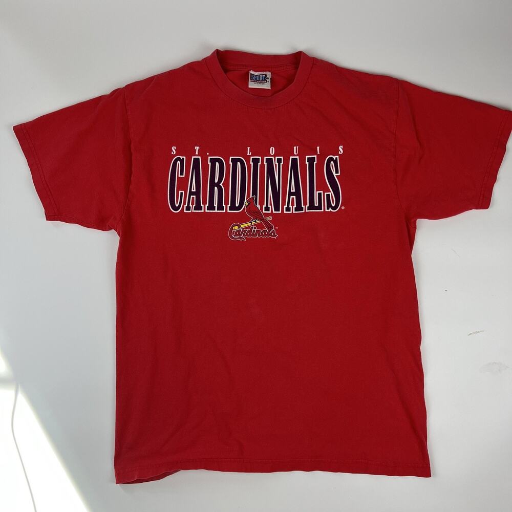 VINTAGE SPORT ATTACK ST LOUIS CARDINALS MLB BASEBALL #25 Mark McGwire T SHIRT XL